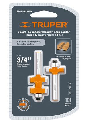 [HTR - BR34] MACHIMBRADOR BROUMACH7/8X JGO.2  7/8 TRUPER