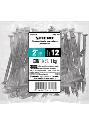 [HTF - C247] CLAVO CLE2B STANDAR 2 C/C B/KILO FIERO