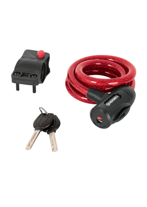 [HTH - C299] CANDADO CB12 DE CABLE C/LLAVE USO LIGERO 12MMX1MTS