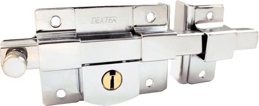 [VCH - 6771] CERRADURA DEXTER DE BARRA FIJA CROMADA IZQ.B. 6771 132CRFI