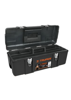 [HTR - C707] CAJA PARA HERRAMIENTA NEGRA CHP26X 26 TRUPER SP