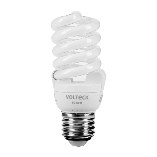 [HTV - F017] FOCO FC13EM LUZ CALIDA 13W ESPIRAL MINI T2 VOLTECK