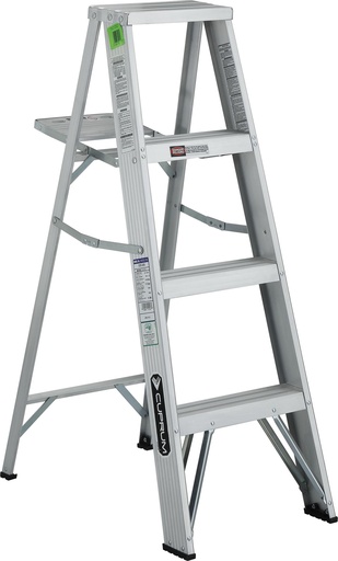 [CCU - 6084] ESCALERA TIJERA 60804N ALUMINIO 4 ESC. TII ICUPRUM