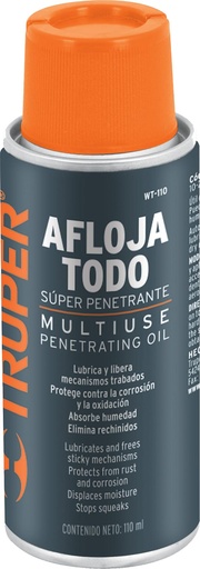 [HTR - A877] AFLOJATODO AEROSOL WT110 ACEITE 110ML TRUPER