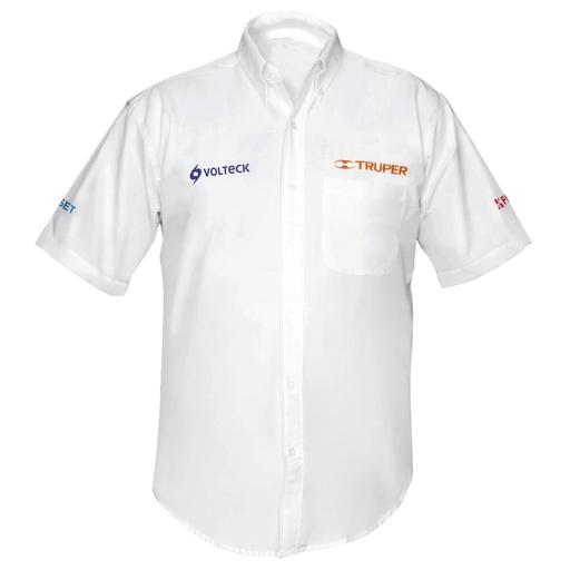 [HTR - CX44] CAMISA CAMBCOCL BLANCA M/C GDE. TRUPER