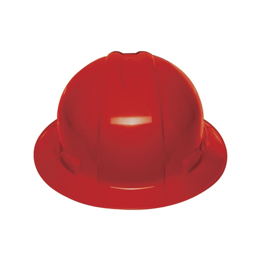 [HTR - C549] CASCO CASRX DE SEGURIDAD ROJO ALA ANCHA TRUPER