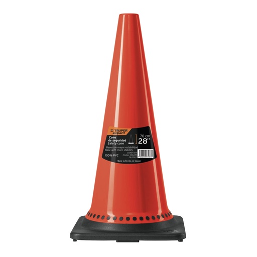 [HTR - CY07] CONO CONO70X DE PRECAUCION 70CM. B/NEGRA TRUPER 100439 SP